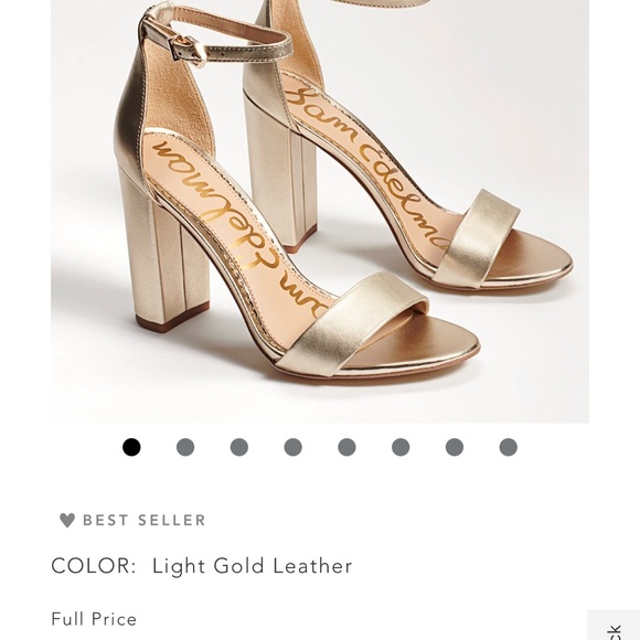 Sam Edelman Shoes - Sam Edelman gold shoes